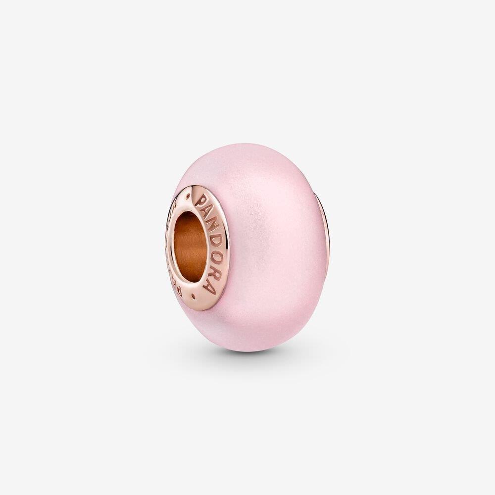 Pandora 789421C00 Matte Pink Murano Glass Charm - Watch Home™ Pandora 789421C00 Matte Pink Murano Glass Charm - Watch Home™